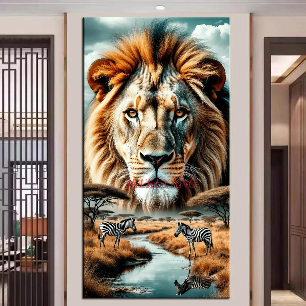 Африканская прерия, лев и зебра, картина, сделай сам, алмазная живопись, вышивка крестиком, полная дрель, алмазная мозаика, новая коллекция, домашний декор
Африканская прерия, лев и зебра, картина, сделай сам, алмазная живопись, вышивка крестиком, полная дрель, алмазная мозаика, новая коллекция, домашний декор