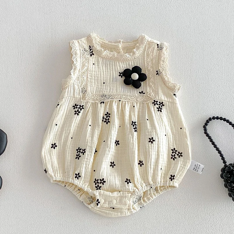 2026 New Summer 0-24M Children Clothes Newborn Baby Girl Romper Sleeveless Cotton Print Toddler Baby Girls Jumpsuit
2026 New Summer 0-24M Children Clothes Newborn Baby Girl Romper Sleeveless Cotton Print Toddler Baby Girls Jumpsuit