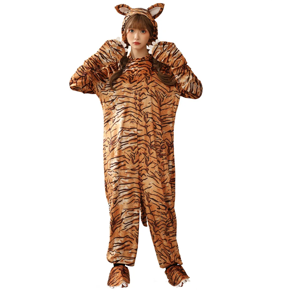 Adult Tiger Animal Cosplay Costume Halloween Theme Performance Outfit Korean Style Stage Play Costume Ladies Ethnic Wear
Adult Tiger Animal Cosplay Costume Halloween Theme Performance Outfit Korean Style Stage Play Costume Ladies Ethnic Wear
