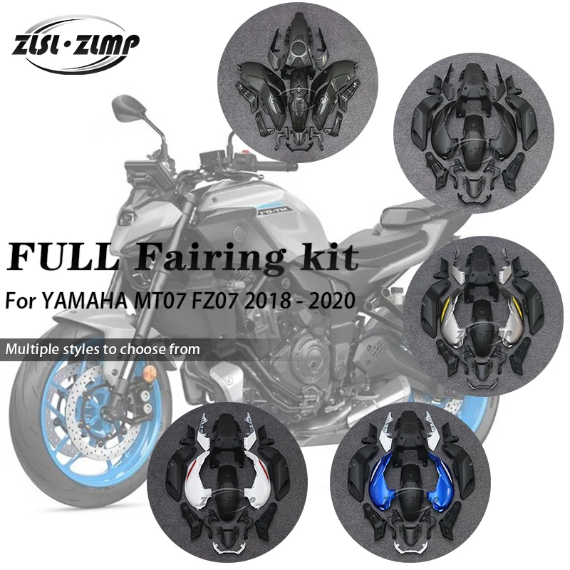 For Yamaha MT-07 MT07 mt 07 FZ07 FZ-07 2018 2019 2020 Motorcycle Complete Fairing ABS Plastic Body Decoration Kit Accessories
For Yamaha MT-07 MT07 mt 07 FZ07 FZ-07 2018 2019 2020 Motorcycle Complete Fairing ABS Plastic Body Decoration Kit Accessories