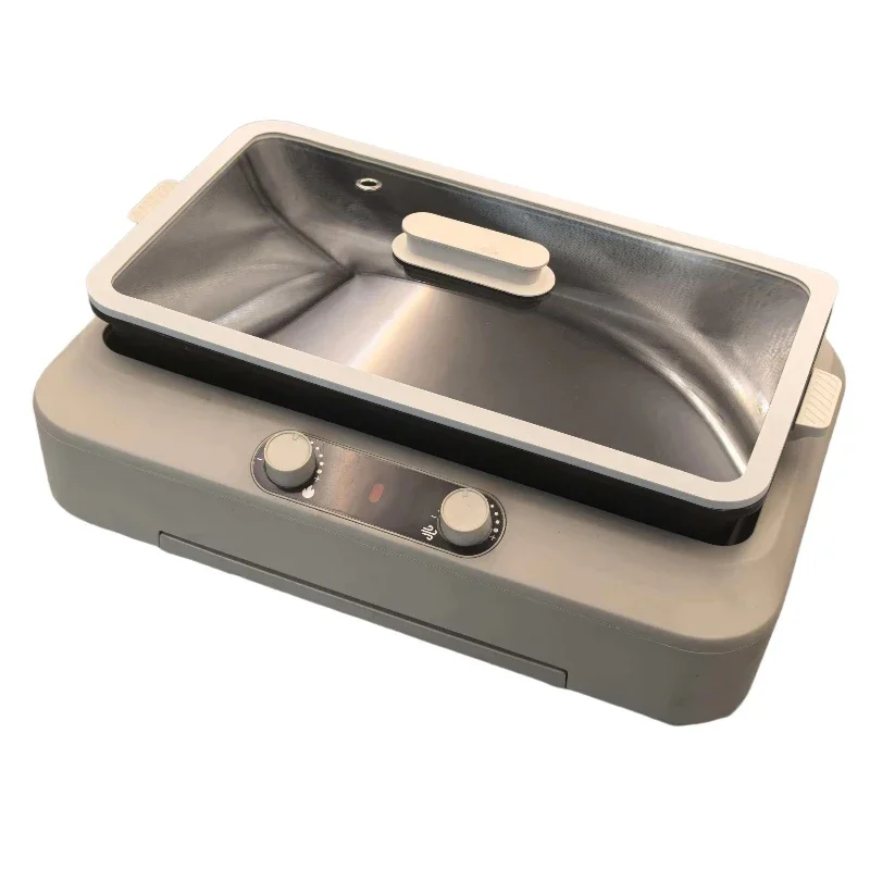 No messy electric barbecue pan, non-stick PTFE coating, adjustable temperature control, digital display, removable oil pan
No messy electric barbecue pan, non-stick PTFE coating, adjustable temperature control, digital display, removable oil pan