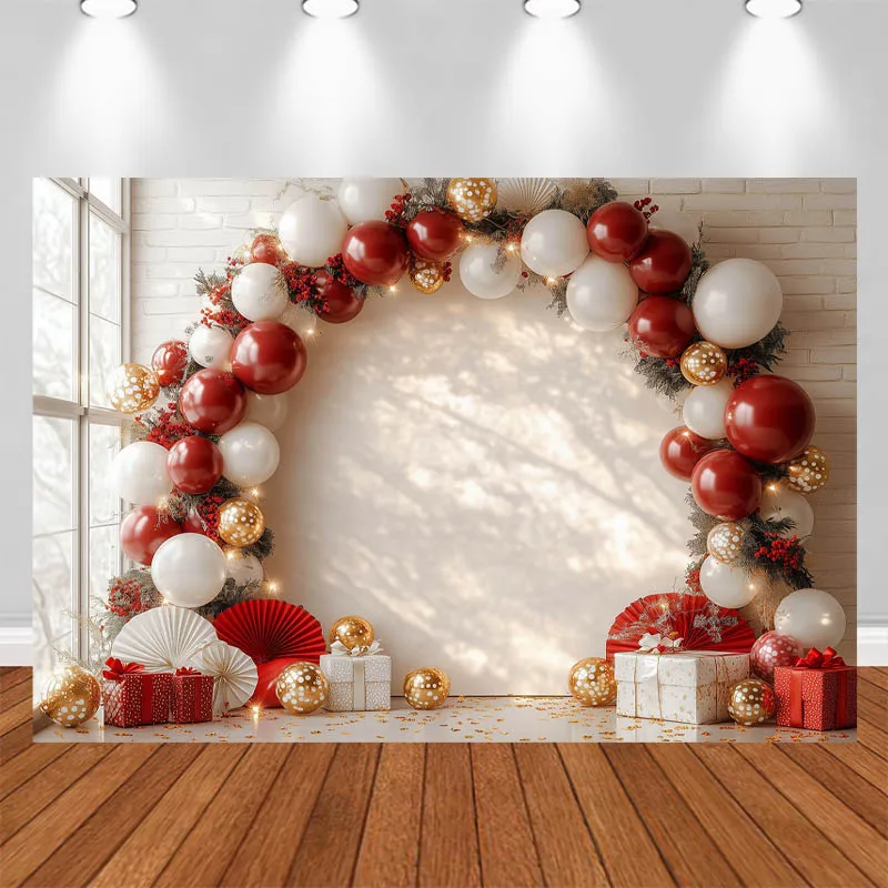 LS Photography Background Arch White Red Balloons Gift Box Decorations Adults Portrait Photo Backdrop Studio
LS Photography Background Arch White Red Balloons Gift Box Decorations Adults Portrait Photo Backdrop Studio