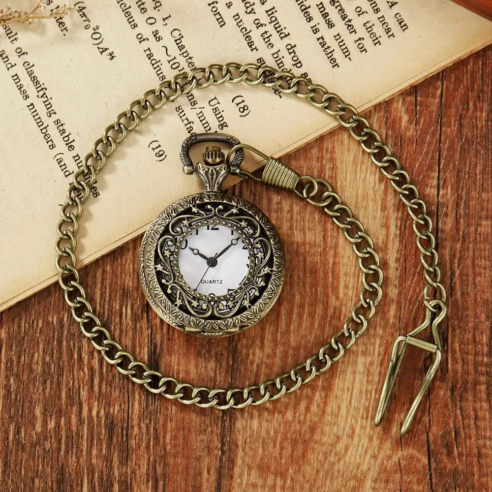 Hollow Pattern Quartz Pocket Watch With Chain Fashion Accessory Necklace Watch Arabic Numerals Dial Pendant Pocket Clock Gift
Hollow Pattern Quartz Pocket Watch With Chain Fashion Accessory Necklace Watch Arabic Numerals Dial Pendant Pocket Clock Gift