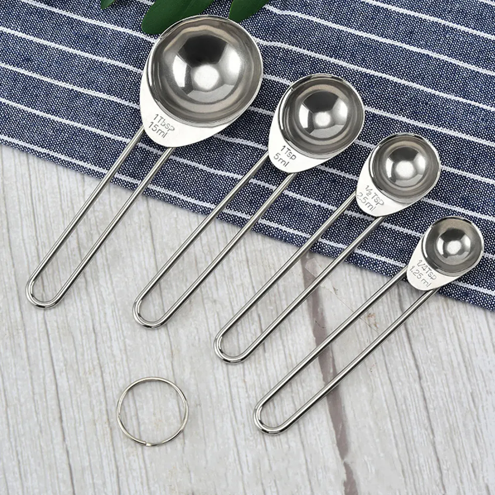 8pcs Measuring Spoons Stainless Steel Spoon Scoops Kitchen Supplies Set for Baking Dry Liquid Ingredients Storage
8pcs Measuring Spoons Stainless Steel Spoon Scoops Kitchen Supplies Set for Baking Dry Liquid Ingredients Storage