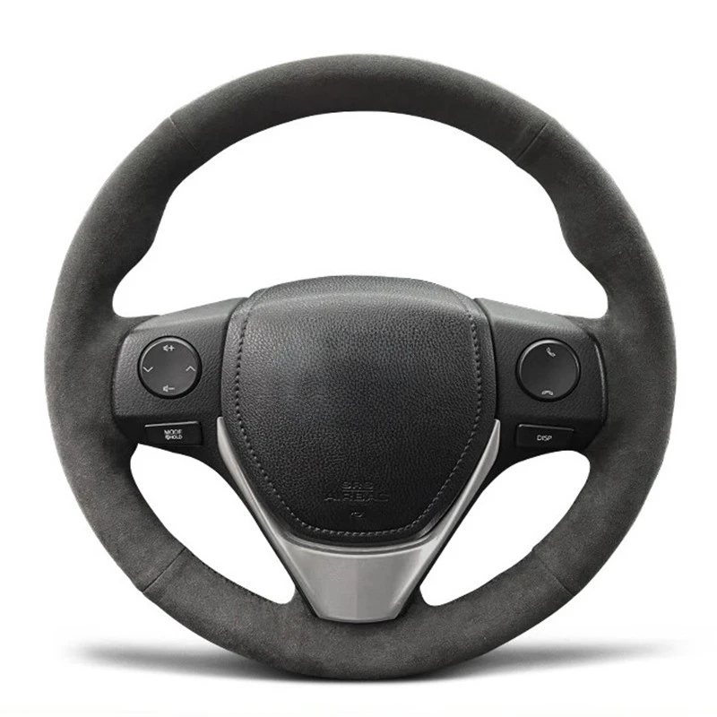 Customized Car Steering Wheel Braid Non-Slip Cover Auto Interior Accessories Suede Leather For Toyota Rav4 2013 2014 2015
Customized Car Steering Wheel Braid Non-Slip Cover Auto Interior Accessories Suede Leather For Toyota Rav4 2013 2014 2015