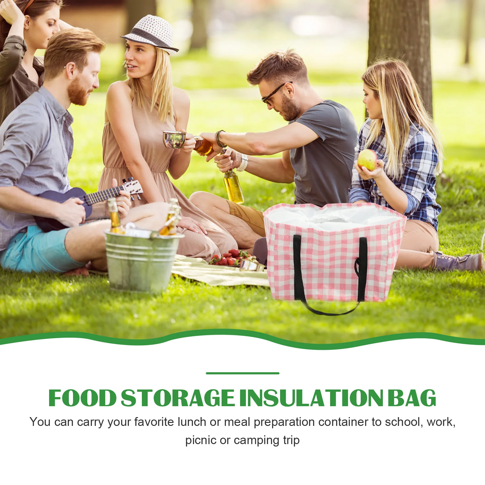 Large Capacity Portable Picnic Bag Insulated Foldable Lunch Carrier for Outdoor Camping Bento Food Storage Reusable Thermal Tote
Large Capacity Portable Picnic Bag Insulated Foldable Lunch Carrier for Outdoor Camping Bento Food Storage Reusable Thermal Tote