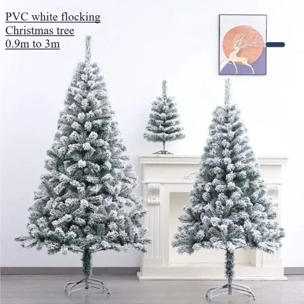 Simulation Christmas tree Encryption PVC white Snowflake Plush Christmas tree 0.9m to 3m Christmas Atmosphere Party Decorations
Simulation Christmas tree Encryption PVC white Snowflake Plush Christmas tree 0.9m to 3m Christmas Atmosphere Party Decorations