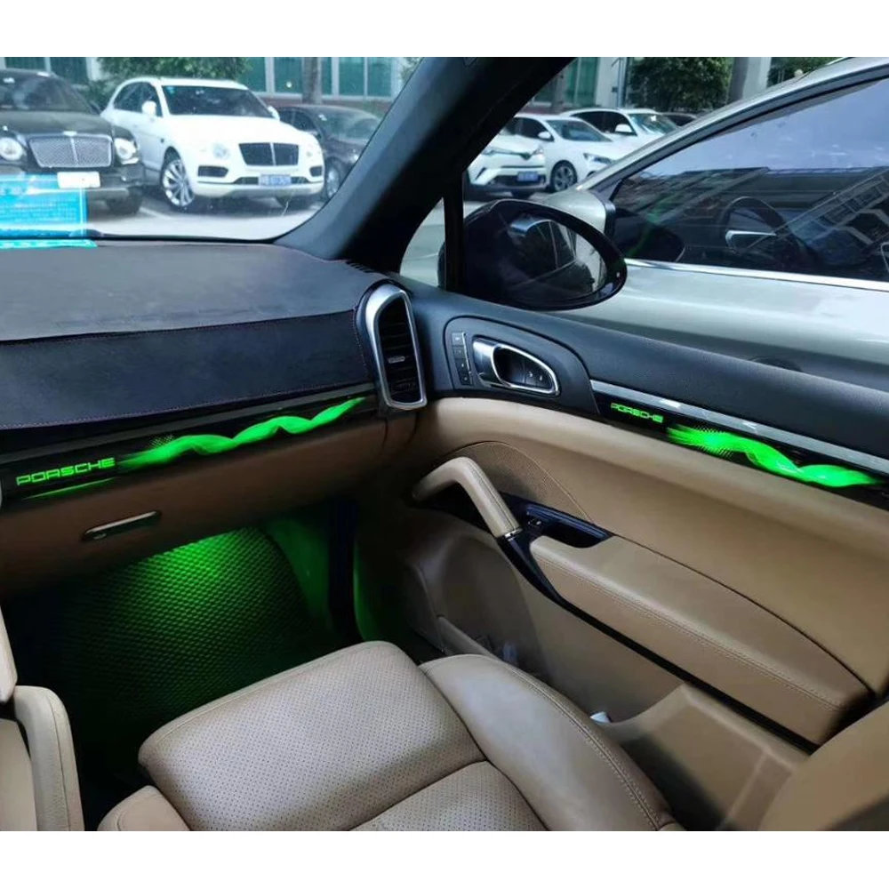 Ambient light for Porsche Cayenne 2011-2017 car door LED lamp Center console panel lighting Colorful moving light bar 3D display
Ambient light for Porsche Cayenne 2011-2017 car door LED lamp Center console panel lighting Colorful moving light bar 3D display
