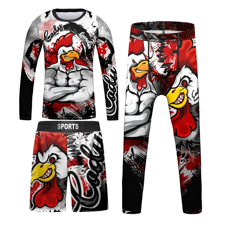 Kids Bjj Rashguard Jiu T-shirt+Pant KickBoxing Sets Boy Gym Children Muay Thai Shorts MMA Clothing Compression Tights
Kids Bjj Rashguard Jiu T-shirt+Pant KickBoxing Sets Boy Gym Children Muay Thai Shorts MMA Clothing Compression Tights