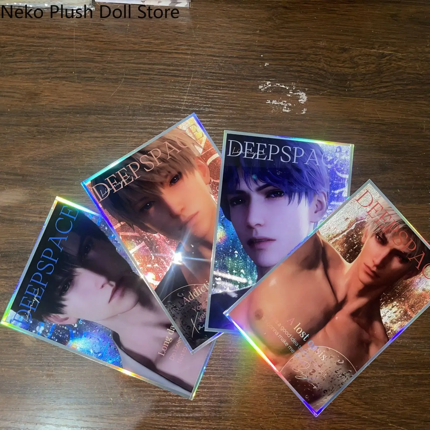 Аниме Love and Deepspace Косплей Акриловая цветная бумажная коллекция Sylus Rafayel Zayne Настольная фигурка-подставка
Аниме Love and Deepspace Косплей Акриловая цветная бумажная коллекция Sylus Rafayel Zayne Настольная фигурка-подставка