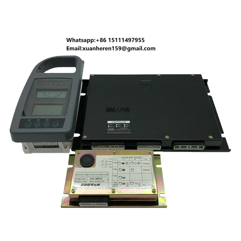 SUNORO DH150-7 DH225-7 Excavator Monitr Controller ECU Accelerator Controller 539-00048G 543-00055A 543-00074
SUNORO DH150-7 DH225-7 Excavator Monitr Controller ECU Accelerator Controller 539-00048G 543-00055A 543-00074