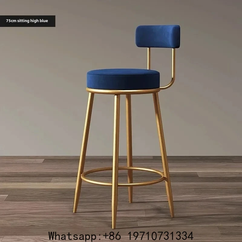 Nordic Velvet Bar Stools Counter Heightend Bar Chairs Upholstered Stools with Gold Legs for Modern Home Bar Luxury Seating
Nordic Velvet Bar Stools Counter Heightend Bar Chairs Upholstered Stools with Gold Legs for Modern Home Bar Luxury Seating