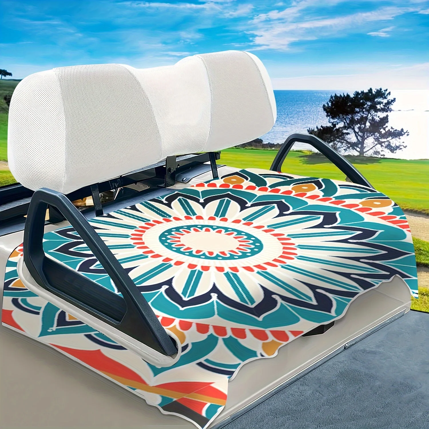 1pc Golf Cart Seat Cover Beautiful Large Flower Pattern Practical Golf Car Accessories
1pc Golf Cart Seat Cover Beautiful Large Flower Pattern Practical Golf Car Accessories