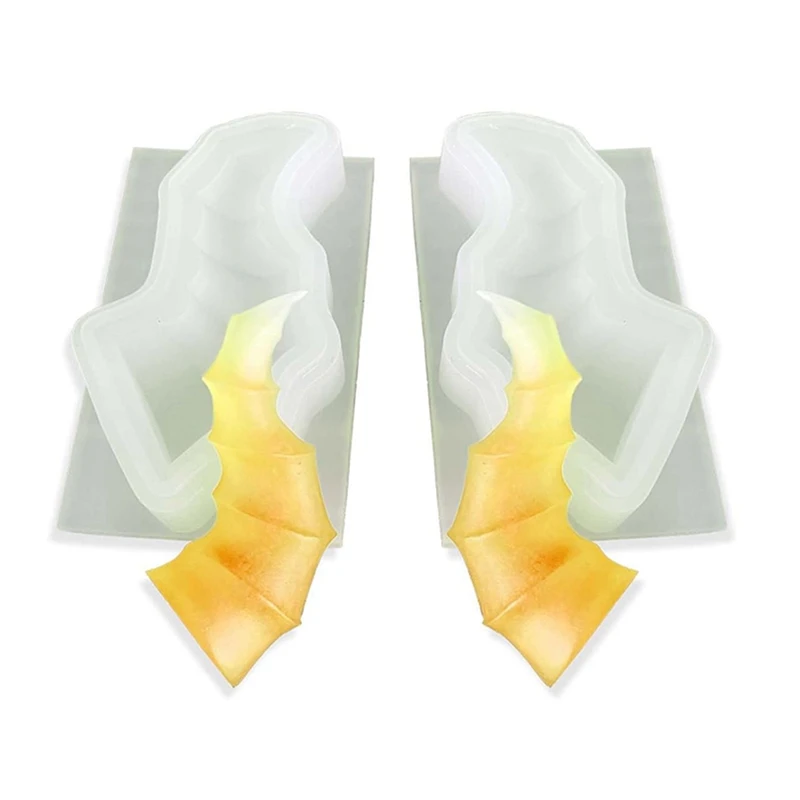 1Pair Devil Horns Silicone Mold 2.16In Animal Sheep Horn Shape Headband Keychain Pendant Resin Casting Mold
1Pair Devil Horns Silicone Mold 2.16In Animal Sheep Horn Shape Headband Keychain Pendant Resin Casting Mold