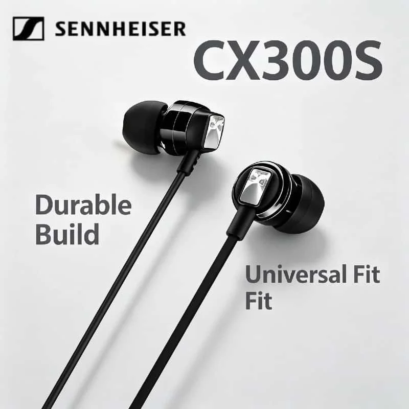 2026 Sennheiser CX300S Wired In Ear Headphones Gaming Music Headset Noise Isolation Intelligent Remote Control Pure Sound
2026 Sennheiser CX300S Wired In Ear Headphones Gaming Music Headset Noise Isolation Intelligent Remote Control Pure Sound
