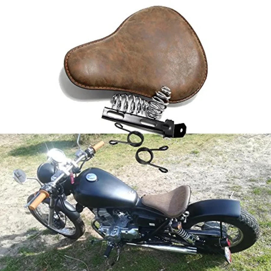 Motorcycle Bobber Seat Spring Solo Seat Bracket Compatible with Harley Sportster XL883 XL1200 Chopper Bobber Honda Shadow Rebel
Motorcycle Bobber Seat Spring Solo Seat Bracket Compatible with Harley Sportster XL883 XL1200 Chopper Bobber Honda Shadow Rebel