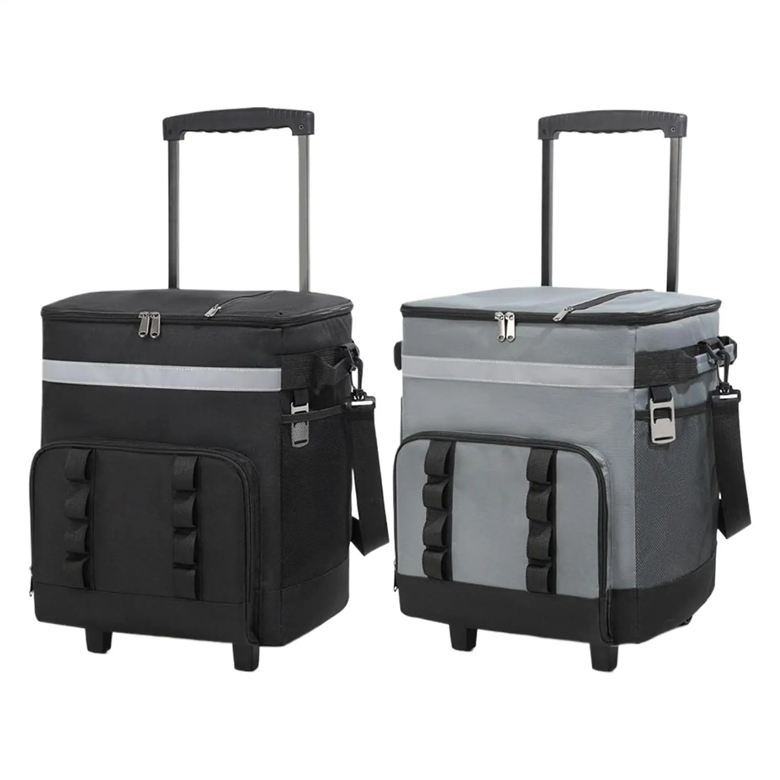 35L Camping cooler Rolling cooler with wheels, handle Large capacity leak-proof insulated cooler bag Extendable trolley ice pack
35L Camping cooler Rolling cooler with wheels, handle Large capacity leak-proof insulated cooler bag Extendable trolley ice pack