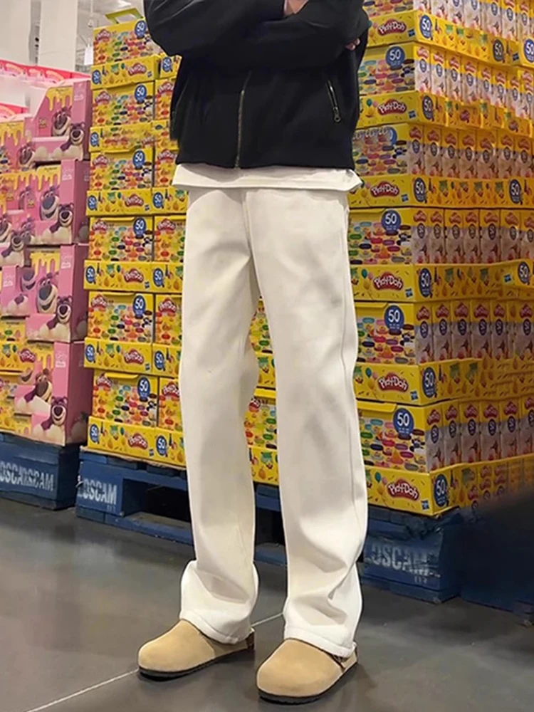 Белые джинсы American Sle Cleanfit, мужские брюки с высокой талией, прямые брюки High Street Vibe, молодежные модные джинсы
Белые джинсы American Sle Cleanfit, мужские брюки с высокой талией, прямые брюки High Street Vibe, молодежные модные джинсы