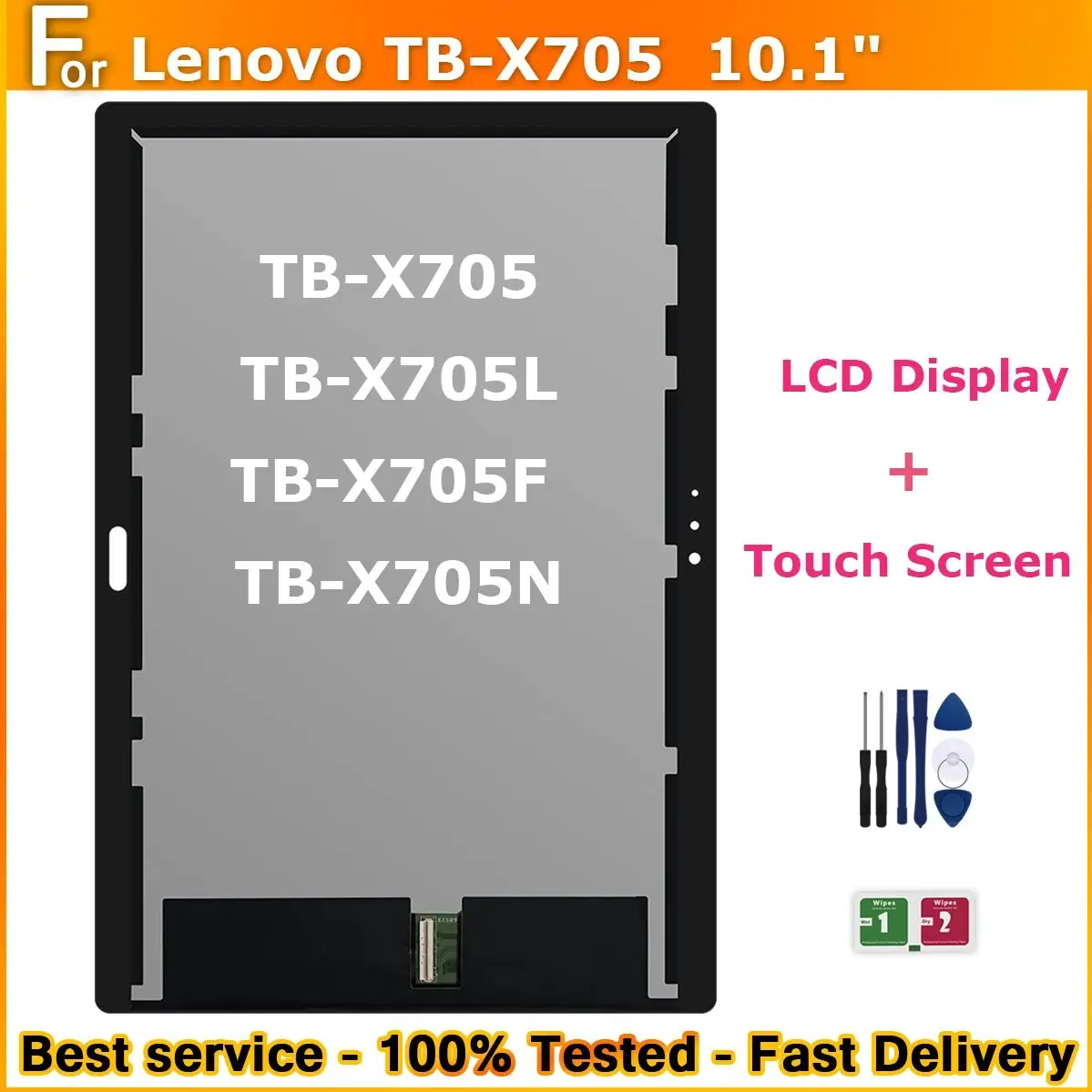 Для Lenovo TB-X705 TB-X705L TB-X705F TB-X705N ЖК-дисплей с цифровым преобразователем сенсорного экрана в сборе, замена ЖК-дисплея, 100% тестирование
Для Lenovo TB-X705 TB-X705L TB-X705F TB-X705N ЖК-дисплей с цифровым преобразователем сенсорного экрана в сборе, замена ЖК-дисплея, 100% тестирование