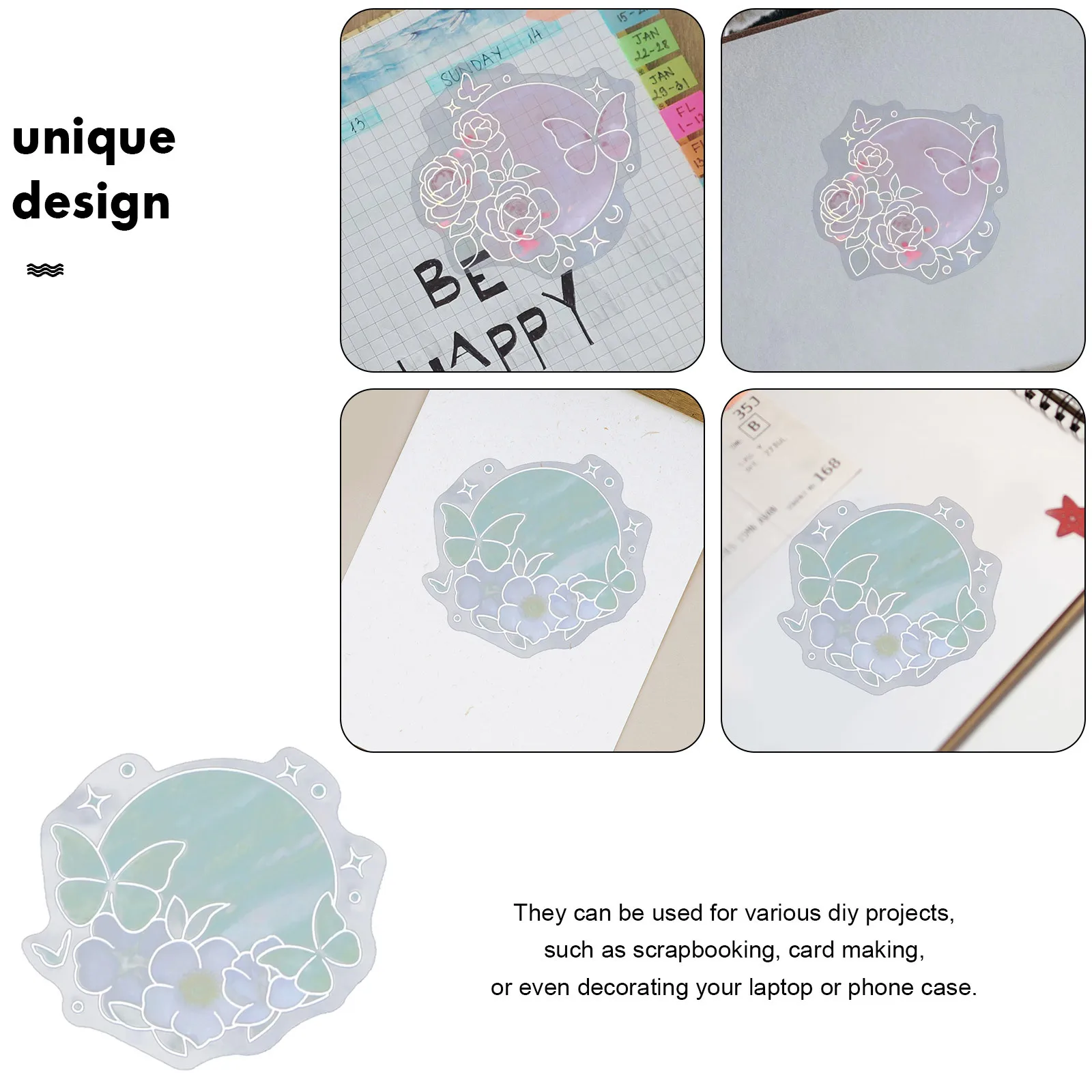 2 Bags Adhesive Decorative Stickers for Scrapbook Stickers Material Scrapbook Journal Notebook DIY Planner Cute Pattern Material 
2 Bags Adhesive Decorative Stickers for Scrapbook Stickers Material Scrapbook Journal Notebook DIY Planner Cute Pattern Material