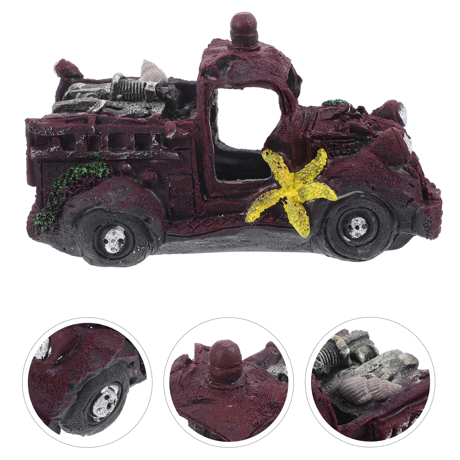 Fish Tank Resin Car Wreck Ornament Aquarium Decoration Fish Hiding Cave Large Aquarium Decorating Resin Ornament
Fish Tank Resin Car Wreck Ornament Aquarium Decoration Fish Hiding Cave Large Aquarium Decorating Resin Ornament