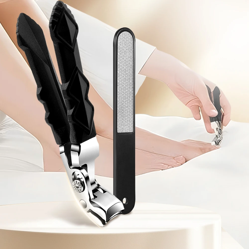 2Pc Angled Head Nail Clippers with Catcher Nail File Toenail Clipper Cutter Trimmer Thick Nails Premium Steel Nail Clippers
2Pc Angled Head Nail Clippers with Catcher Nail File Toenail Clipper Cutter Trimmer Thick Nails Premium Steel Nail Clippers