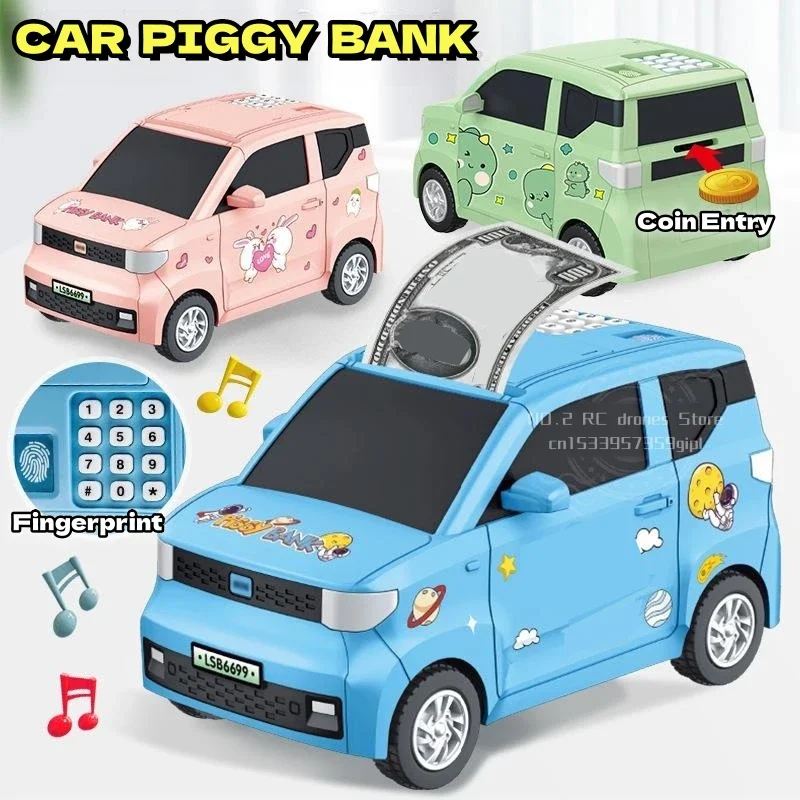 Intelligence Cash Box Piggy Bank Money Car Fingerprint ATM For Children Digital Coins Cash Mini Saving Safe Deposit Toy Kid Gift
Intelligence Cash Box Piggy Bank Money Car Fingerprint ATM For Children Digital Coins Cash Mini Saving Safe Deposit Toy Kid Gift