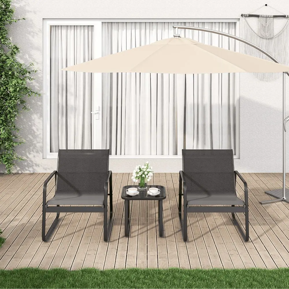3 Piece Outdoor Set With Sofa Style Chairs Glass Top Table Patio Chairs Set Of 2 Modern Outdoor Decor Patio Furniture
3 Piece Outdoor Set With Sofa Style Chairs Glass Top Table Patio Chairs Set Of 2 Modern Outdoor Decor Patio Furniture