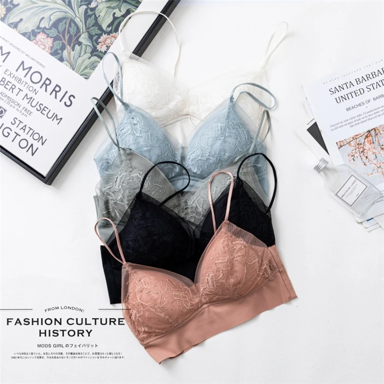 Z048 Sexy Lace Backless Bra Women's Thin Breathable Comfortable Underwear Nylon Fabric Wireless V-Neck Fixed Strap Three-quar...
Z048 Sexy Lace Backless Bra Women's Thin Breathable Comfortable Underwear Nylon Fabric Wireless V-Neck Fixed Strap Three-quar...