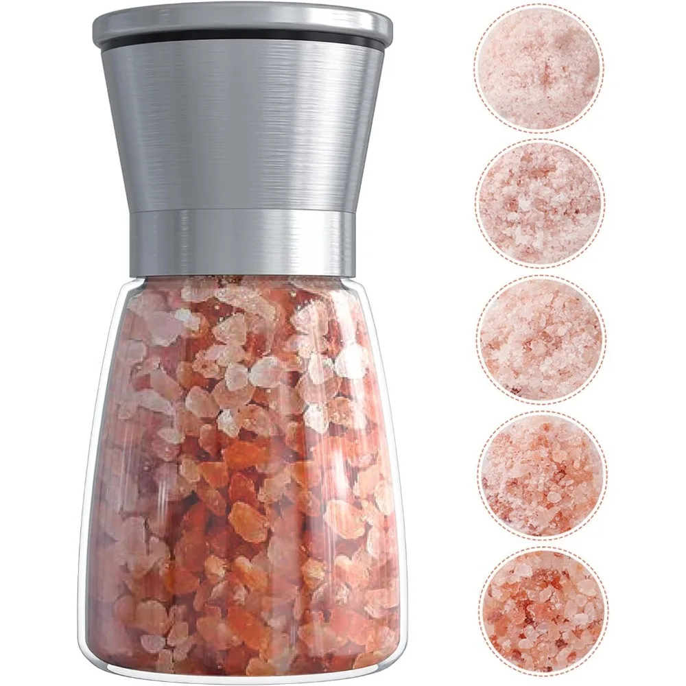 Premium Stainless Steel Salt and Pepper Grinder Set Adjustable Ceramic Grinder Mill for Coarse to Fine Spices Kitchen Grinder with Ergonomic Design Brushed Finish Refillable Top Twist Mechanism Modern Home Dining
Premium Stainless Steel Salt and Pepper Grinder Set Adjustable Ceramic Grinder Mill for Coarse to Fine Spices Kitchen Grinder with Ergonomic Design Brushed Finish Refillable Top Twist Mechanism Modern Home Dining