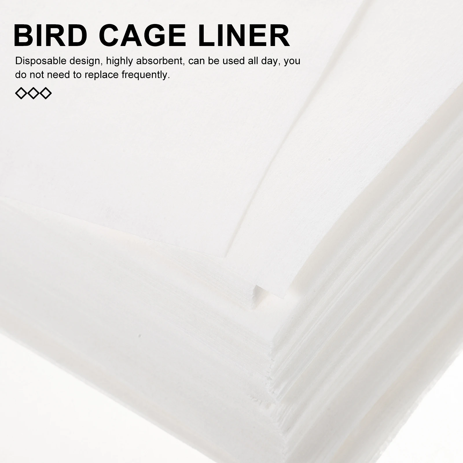 300pcs Cage Waterproof Sheets Non Woven Liners Urine Mat Parrot Disposable Parrot Cage Cushion Absorbent Pet Supplies
300pcs Cage Waterproof Sheets Non Woven Liners Urine Mat Parrot Disposable Parrot Cage Cushion Absorbent Pet Supplies