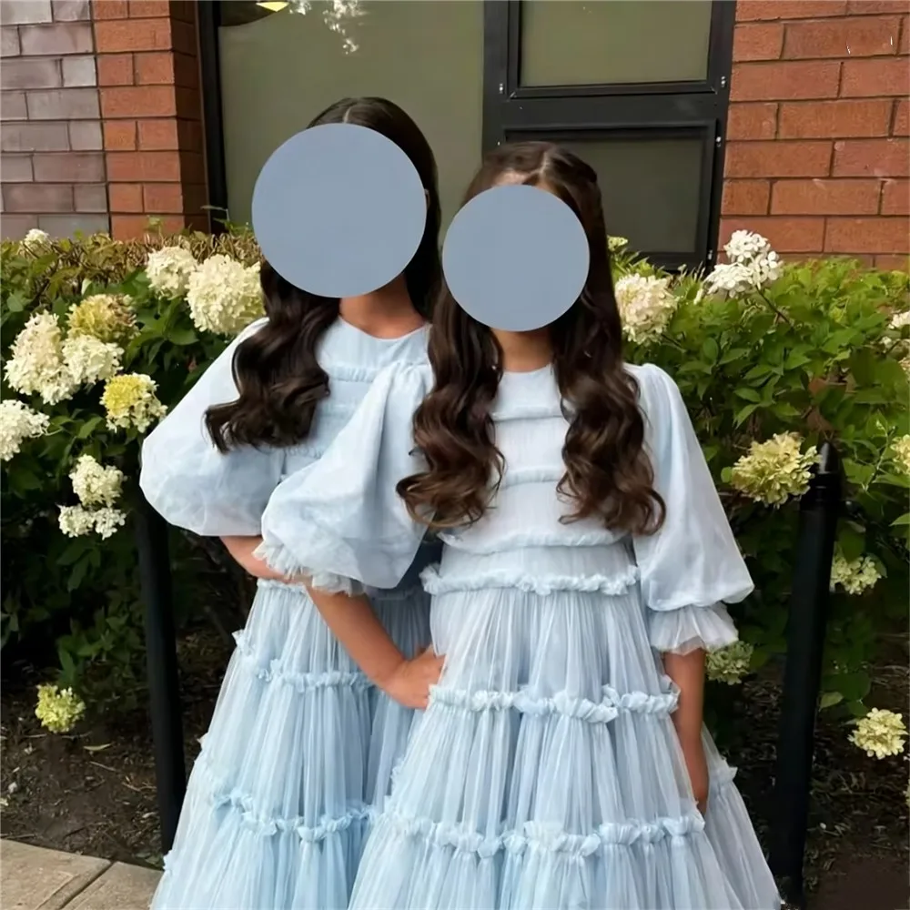 Индивидуальный пошив: нежно-голубое тюлевое платье для девочки на свадьбу, с рукавами до локтя, пышное, для подружки невесты, на день рождения, выпускной, для первого причастия
Индивидуальный пошив: нежно-голубое тюлевое платье для девочки на свадьбу, с рукавами до локтя, пышное, для подружки невесты, на день рождения, выпускной, для первого причастия