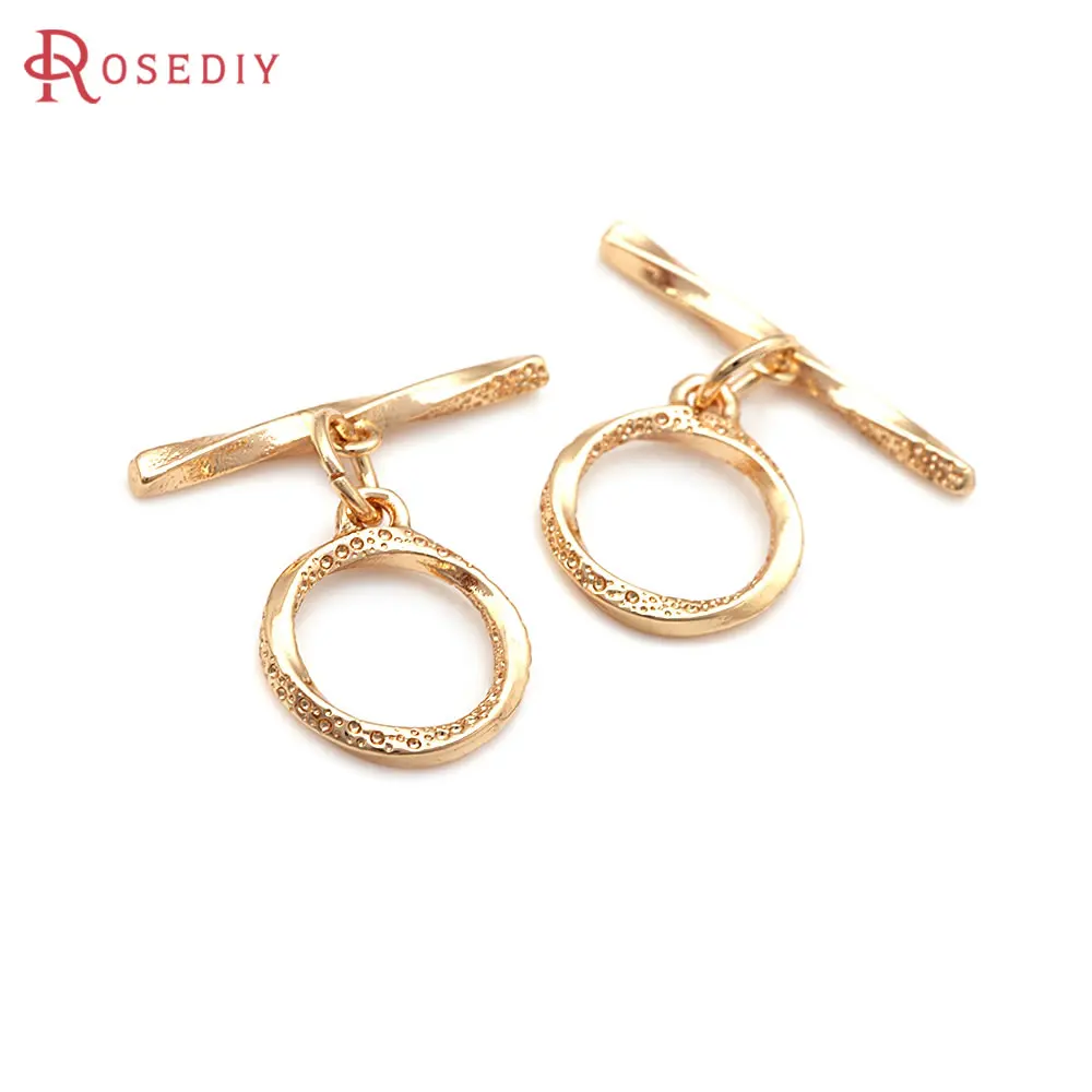6 Sets 18K Gold Color Brass Round Cloud O Toggle Clasps Bracelet Connect Clasps Diy Accessories Jewellery Making Materials
6 Sets 18K Gold Color Brass Round Cloud O Toggle Clasps Bracelet Connect Clasps Diy Accessories Jewellery Making Materials