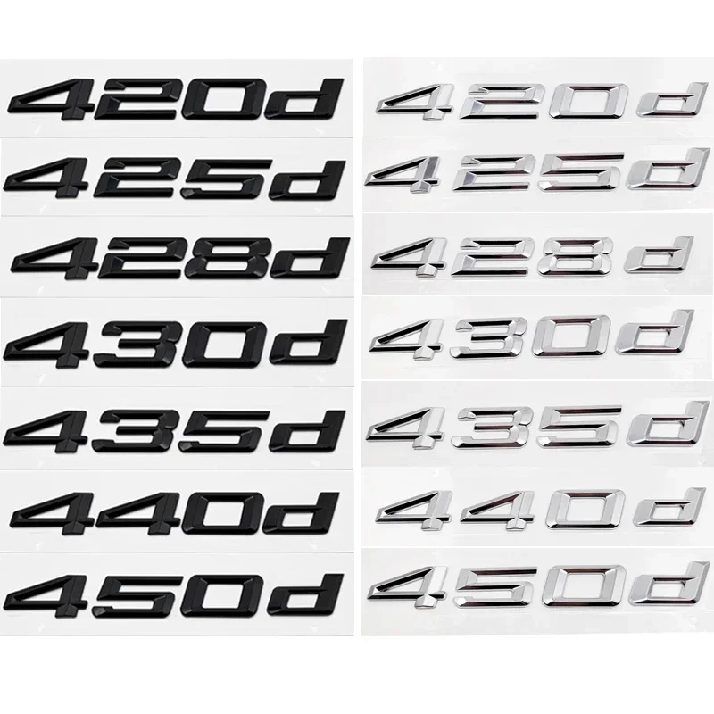 ABS Car Rear Trunk Letters Logo Badge Emblem Sticker For BMW 4 Series 420d 425d 428d 430d 435d 440d 450d F30 F32 F33 F36 G26 G22
ABS Car Rear Trunk Letters Logo Badge Emblem Sticker For BMW 4 Series 420d 425d 428d 430d 435d 440d 450d F30 F32 F33 F36 G26 G22