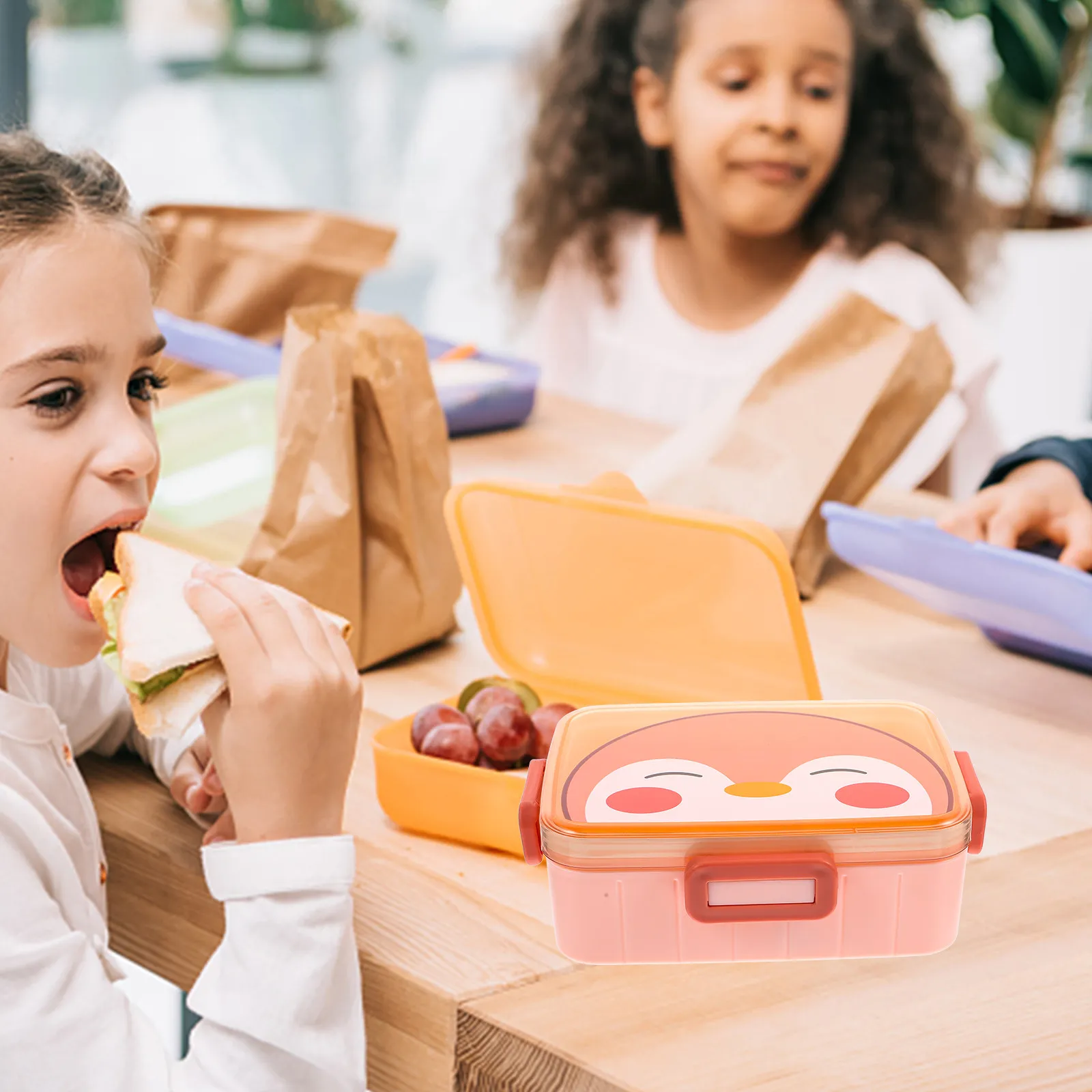 Children Lunch Box Plastic Bento Case with Buckle Closure Large Capacity Reusable Divided Food Container for Kids Snacks Dessert
Children Lunch Box Plastic Bento Case with Buckle Closure Large Capacity Reusable Divided Food Container for Kids Snacks Dessert