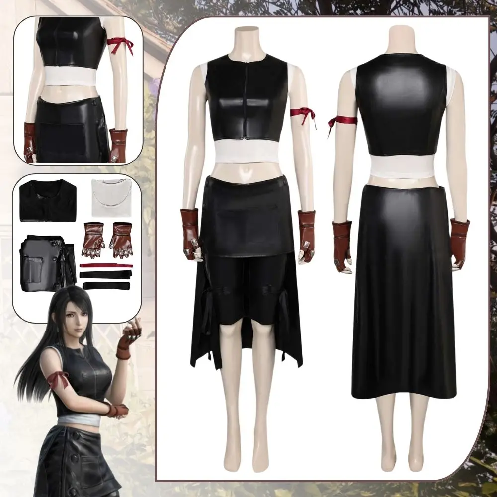 Костюм для косплея финальной фантазии Tifa Lockhart 7, Маскировка для взрослых, женский кожаный костюм, женский костюм на Хэллоуин, карнавал, женский костюм
Костюм для косплея финальной фантазии Tifa Lockhart 7, Маскировка для взрослых, женский кожаный костюм, женский костюм на Хэллоуин, карнавал, женский костюм