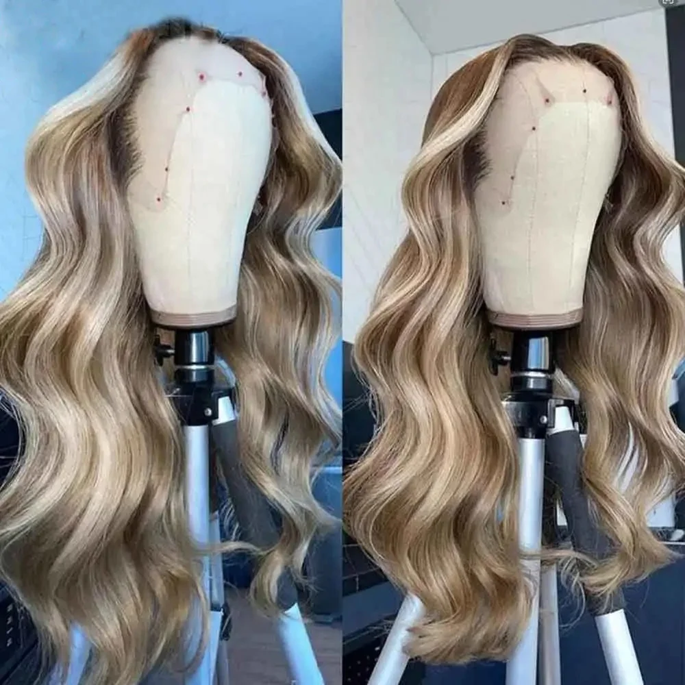 Soft Ombre Blond Wave Hair 150 density and 13×4 100%human hair wig lace front wig, with baby hair pre plucked
Soft Ombre Blond Wave Hair 150 density and 13×4 100%human hair wig lace front wig, with baby hair pre plucked