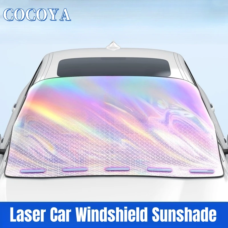 Laser Layer Sun Shade Windscreen Car Cover Outdoor Protection UV-Reflective Windshield Curtains Magnetic Heat Shield Curtain
Laser Layer Sun Shade Windscreen Car Cover Outdoor Protection UV-Reflective Windshield Curtains Magnetic Heat Shield Curtain