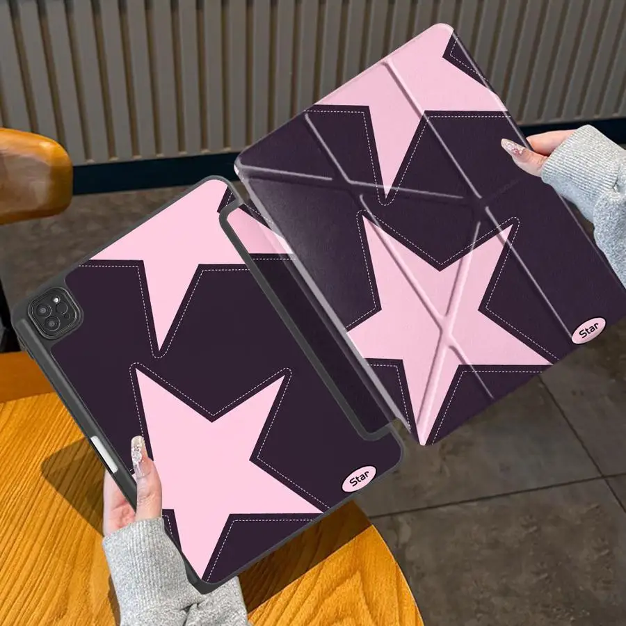 Tablet Case For iPad Air 4 5 M3 M2 M4 11inch Pro 2025 Mini 6 7 Pro 11th 10th 9th 8th 7th 12.9inch Holder Cover Pink Star
Tablet Case For iPad Air 4 5 M3 M2 M4 11inch Pro 2025 Mini 6 7 Pro 11th 10th 9th 8th 7th 12.9inch Holder Cover Pink Star