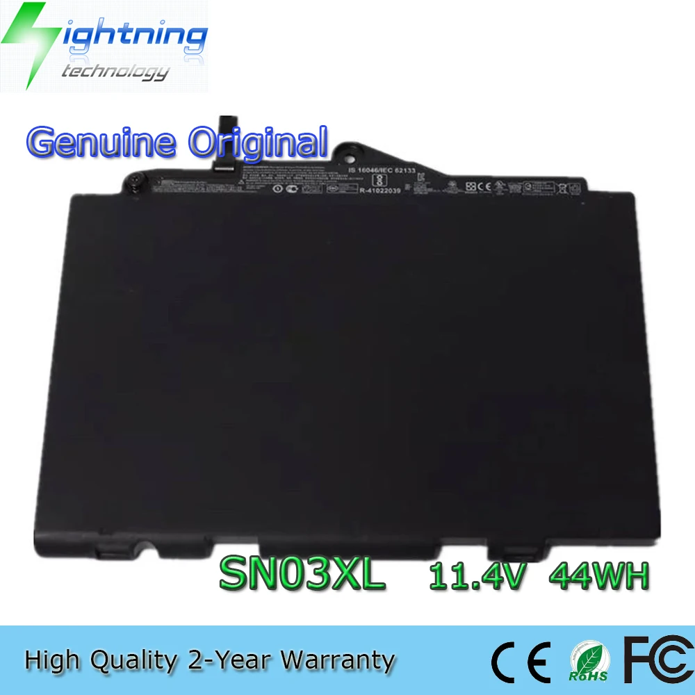 Brand New Genuine Original SN03XL 11.4V 44Wh Laptop Battery for HP EliteBook 820 828 725 G3 800514-001 HSTNN-DB6V
Brand New Genuine Original SN03XL 11.4V 44Wh Laptop Battery for HP EliteBook 820 828 725 G3 800514-001 HSTNN-DB6V