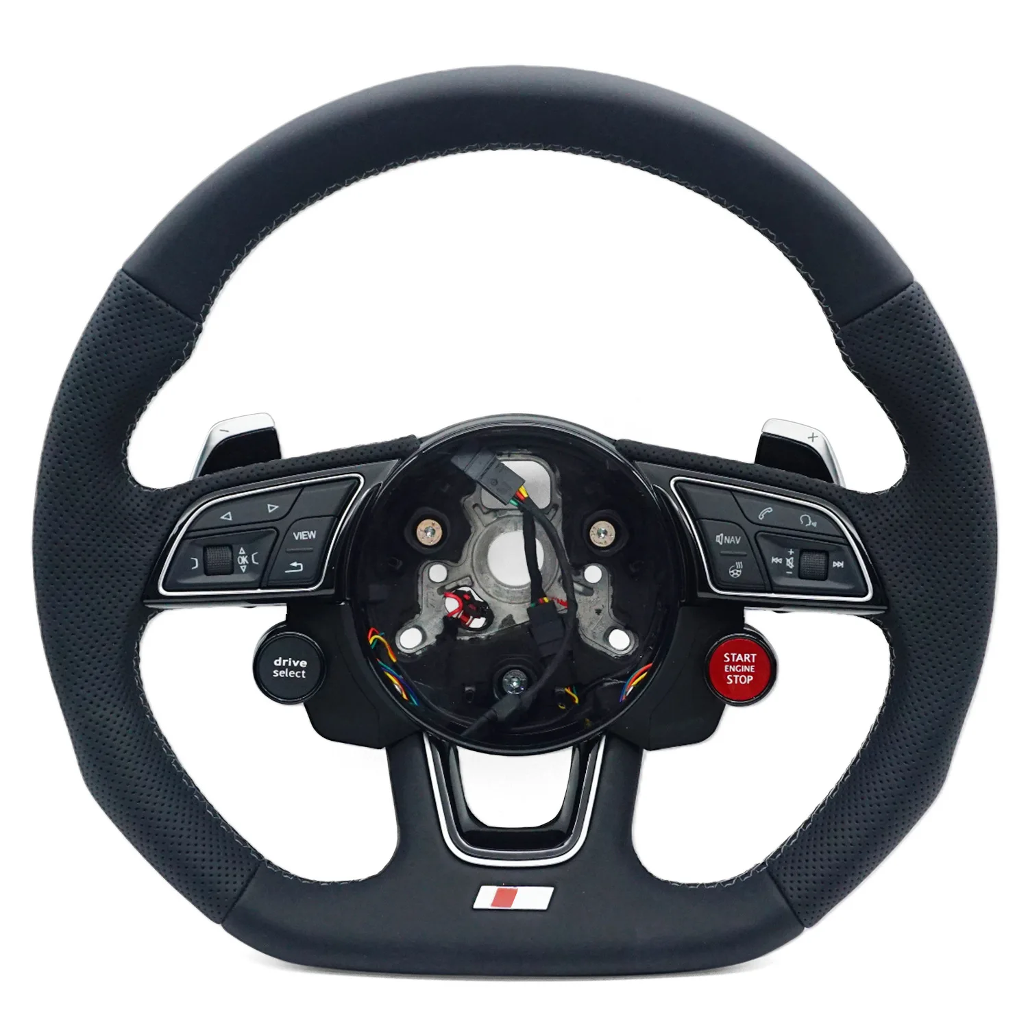Suitable for Audi A4B9 A5S4S5 S standard semi-punched gray line R8 button paddle heating steering wheel modification
Suitable for Audi A4B9 A5S4S5 S standard semi-punched gray line R8 button paddle heating steering wheel modification