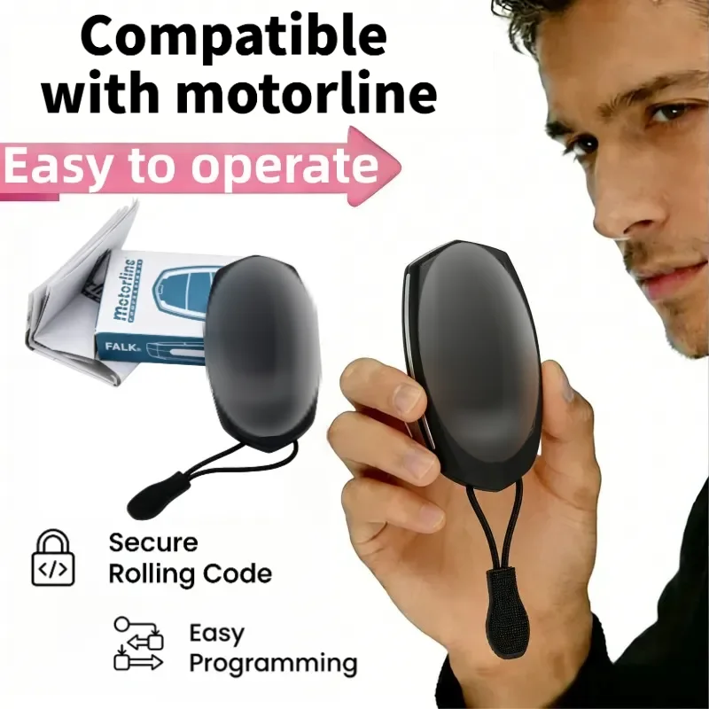 Compatible with Motorline FALKRCM 433.92MHz 868mhz Rolling Code Garage Door Remote MX1 MX2
Compatible with Motorline FALKRCM 433.92MHz 868mhz Rolling Code Garage Door Remote MX1 MX2