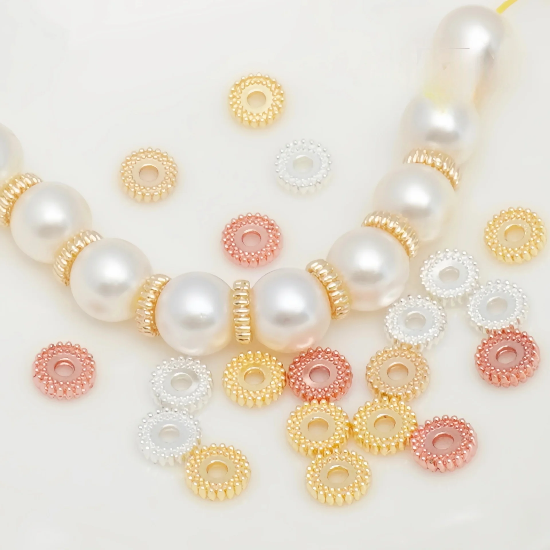 50pcs Jewelry Making Wheel Gasket Big Hole Solid Spacer Diy Handmade Bracelet Necklace Bead Spacer Material Accessorie Wholesale
50pcs Jewelry Making Wheel Gasket Big Hole Solid Spacer Diy Handmade Bracelet Necklace Bead Spacer Material Accessorie Wholesale
