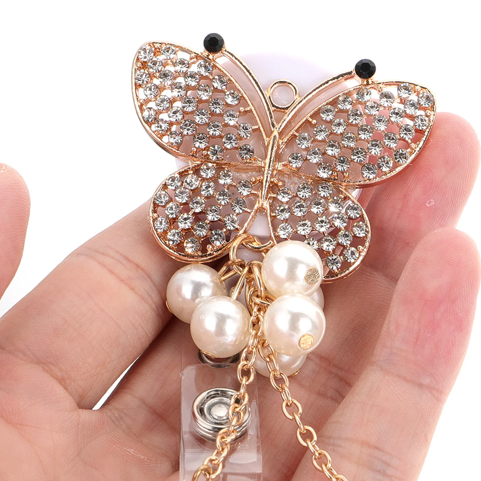 1Pcs Butterfly Badge Holder Stylish Beautiful Id Cards Clip Easy to Carry Fixing Clip for Work Badge Accessories
1Pcs Butterfly Badge Holder Stylish Beautiful Id Cards Clip Easy to Carry Fixing Clip for Work Badge Accessories