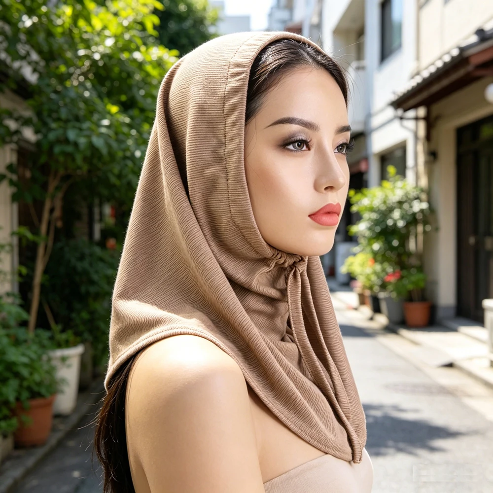 2026 Muslim Women Hijab Striped Lace Up Headscarf Head Wrap Cap Cover Jersey Bonnet Scarf Turban Instant Amira Turbante Mujer
2026 Muslim Women Hijab Striped Lace Up Headscarf Head Wrap Cap Cover Jersey Bonnet Scarf Turban Instant Amira Turbante Mujer