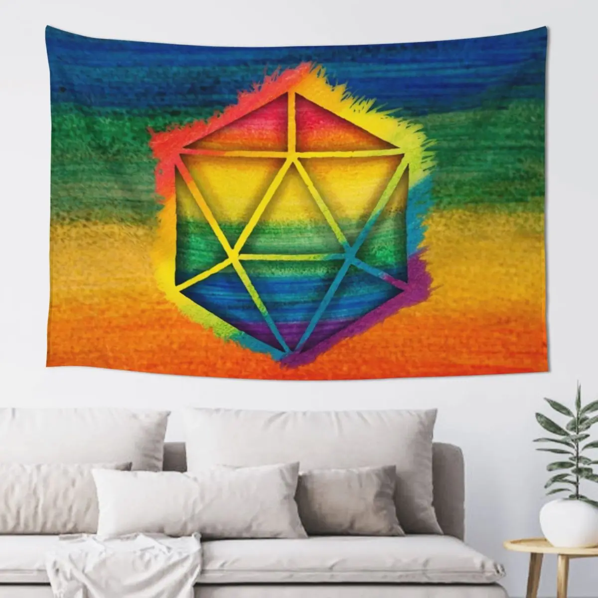 LGBT D20 Icosahedron of a Dream Tapestry Room Design Carpet On The Wall Home Decoration Tapestry
LGBT D20 Icosahedron of a Dream Tapestry Room Design Carpet On The Wall Home Decoration Tapestry