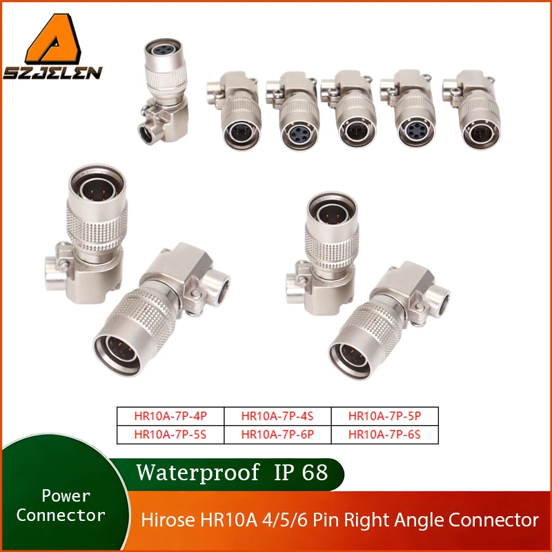 Hot Sale Right Angle Connector 4 5 6 pin Male & Female Plug Socket , HR10A-7P-4P 4S 5P 5S 6P 6S Recording Equipment Connector
Hot Sale Right Angle Connector 4 5 6 pin Male & Female Plug Socket , HR10A-7P-4P 4S 5P 5S 6P 6S Recording Equipment Connector