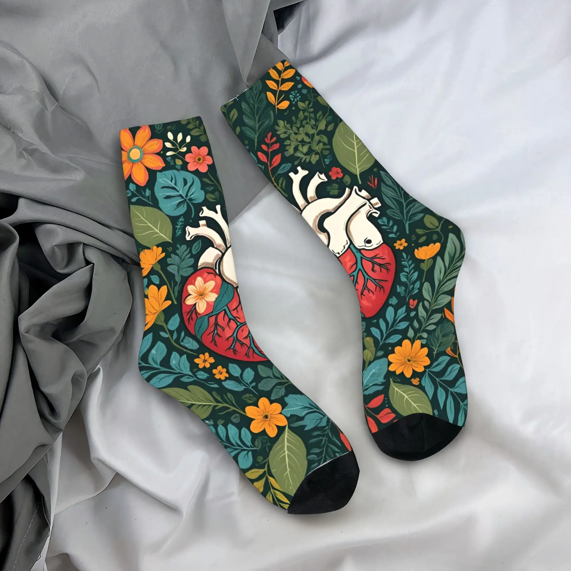 Adults Men Socks Nature-Meets-Medical Anatomical Heart Stockings Anti-Slip Soft Socks Autumn Trendy Design Skateboard Socks
Adults Men Socks Nature-Meets-Medical Anatomical Heart Stockings Anti-Slip Soft Socks Autumn Trendy Design Skateboard Socks