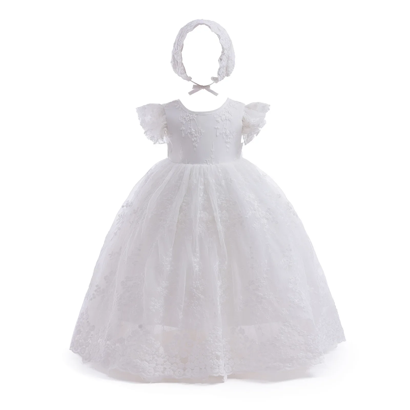 New Baby Girl Dress For Christening White Lace Long Princess 1 Year Birthday Party Wedding Newborn Infant Baptism Clothes
New Baby Girl Dress For Christening White Lace Long Princess 1 Year Birthday Party Wedding Newborn Infant Baptism Clothes