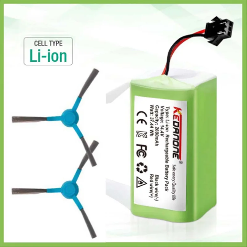 Replacement 14.4V/3500mAh Li-ion Battery for Cecotec Conga 950/990/1090 | Compatible with Ecovacs Deebot 601/605, Eufy 35C
Replacement 14.4V/3500mAh Li-ion Battery for Cecotec Conga 950/990/1090 | Compatible with Ecovacs Deebot 601/605, Eufy 35C